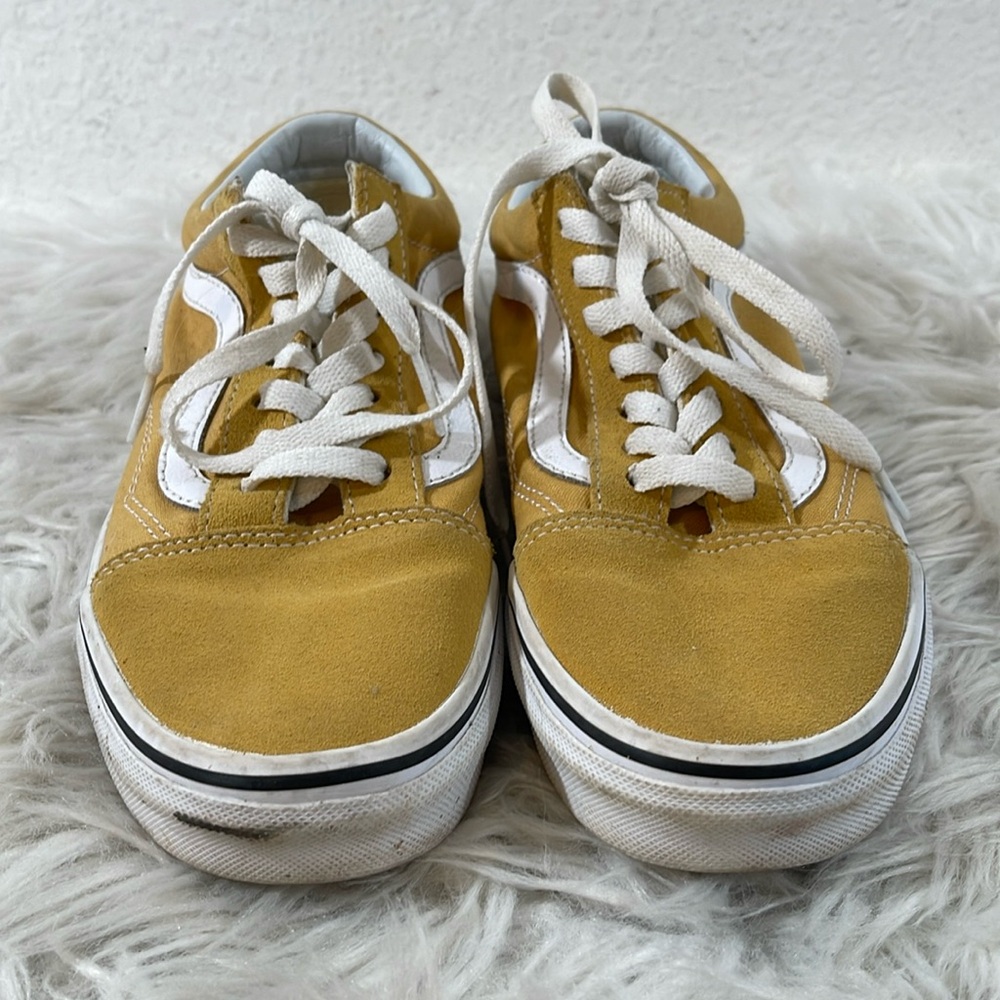 VANS Old Skool Classic Sneakers Mustard Yellow Size 5M - 6.5W - Picture 3 of 11